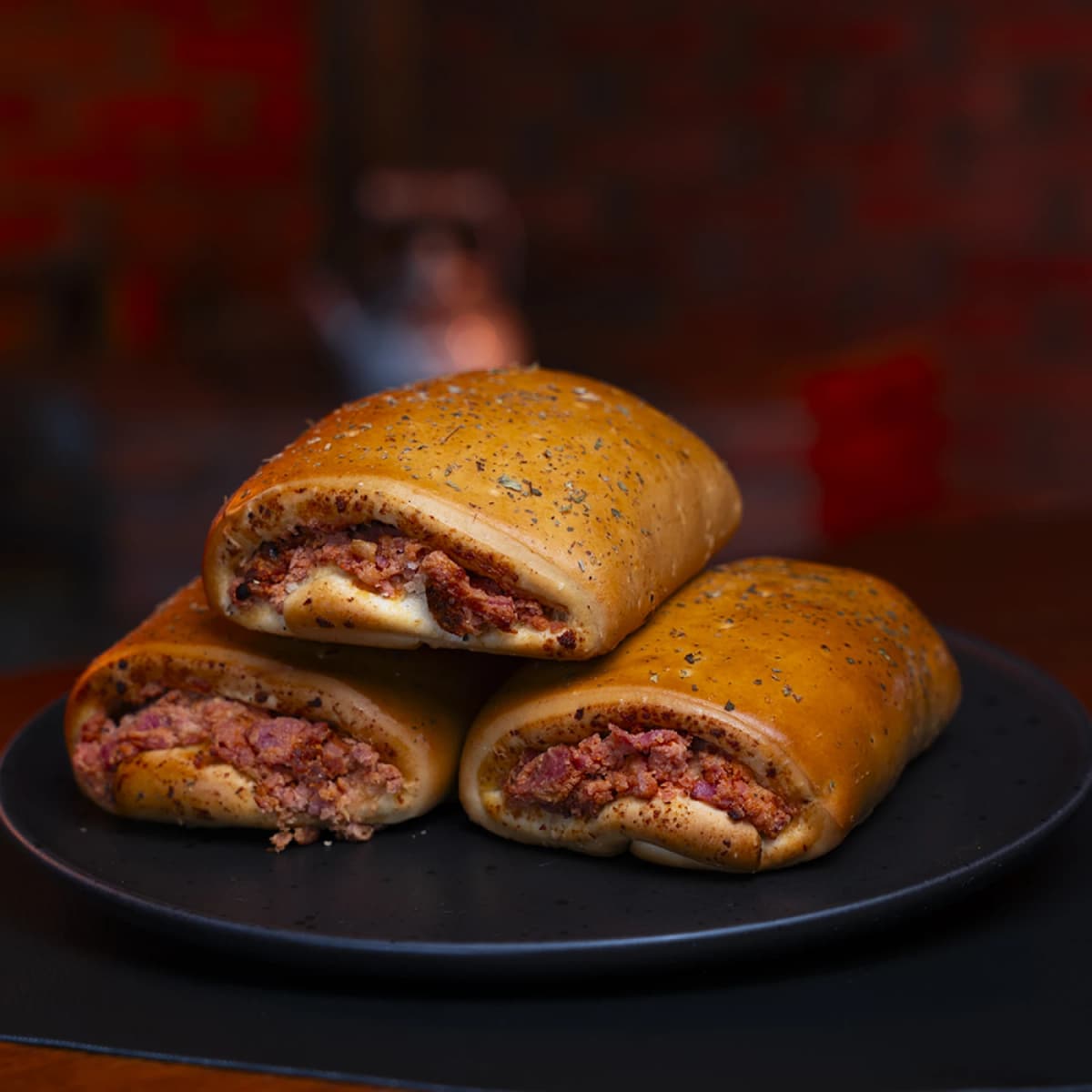 Bauru de Calabresa com Requeijão