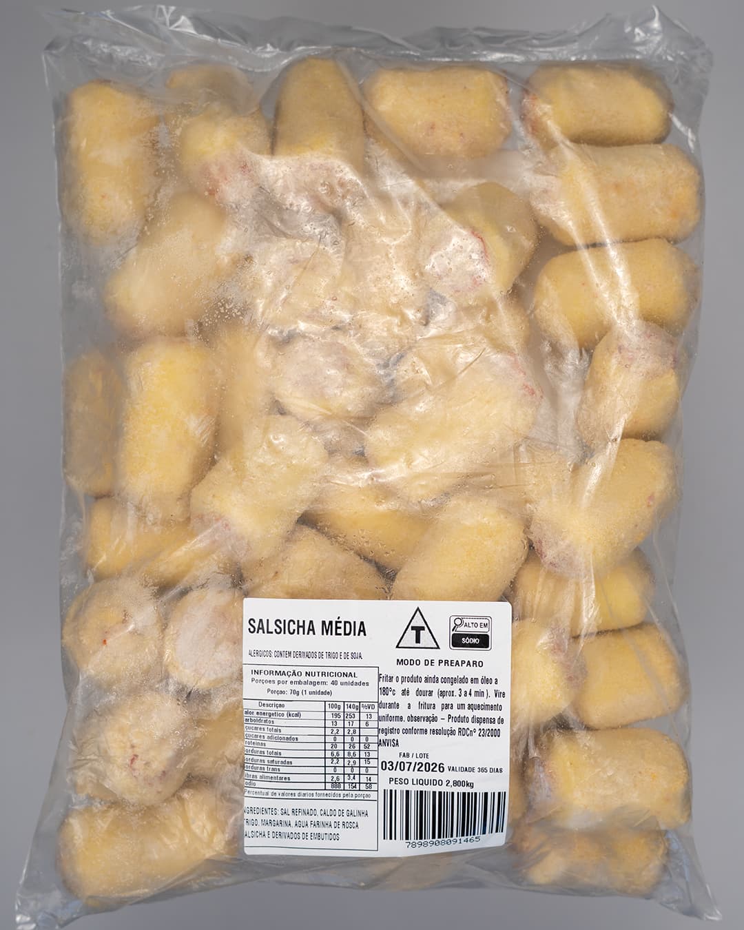 (CRU) Salsicha Empanada 70g — imagem 2