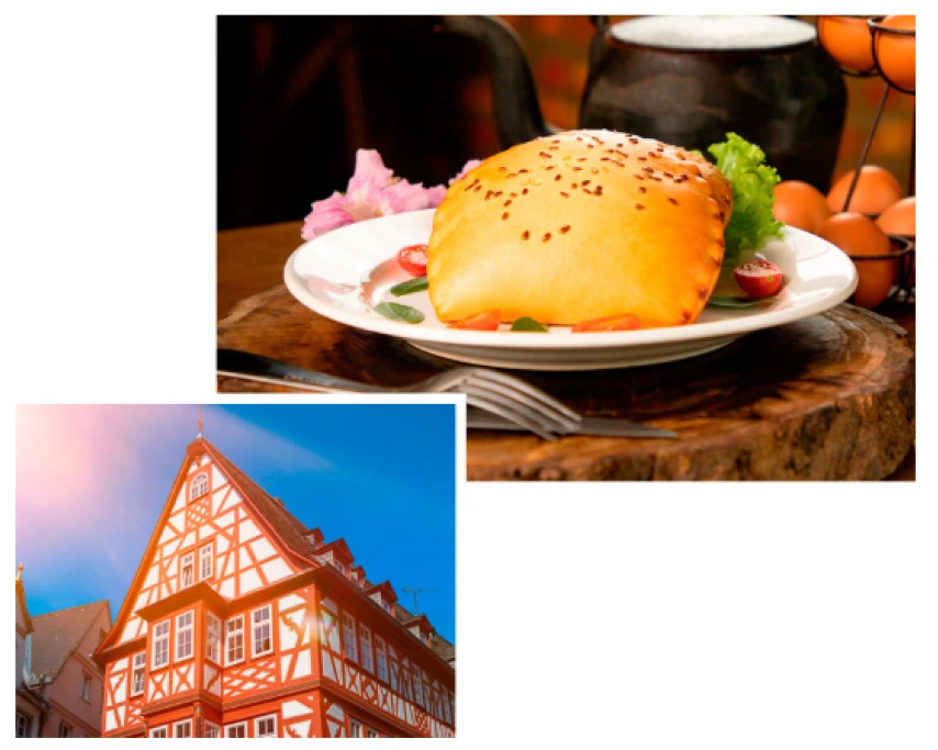 Salgados Mein Haus e arquitetura tradicional